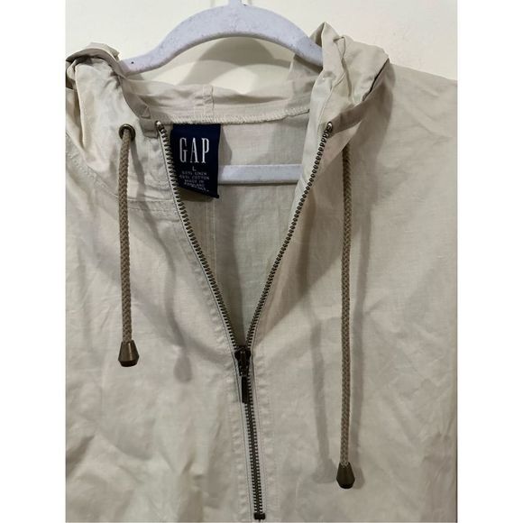 Gap Anaorak in a Sack Jacket Windbreaker Quater Zip Pullover, Large - Picture 4 of 5